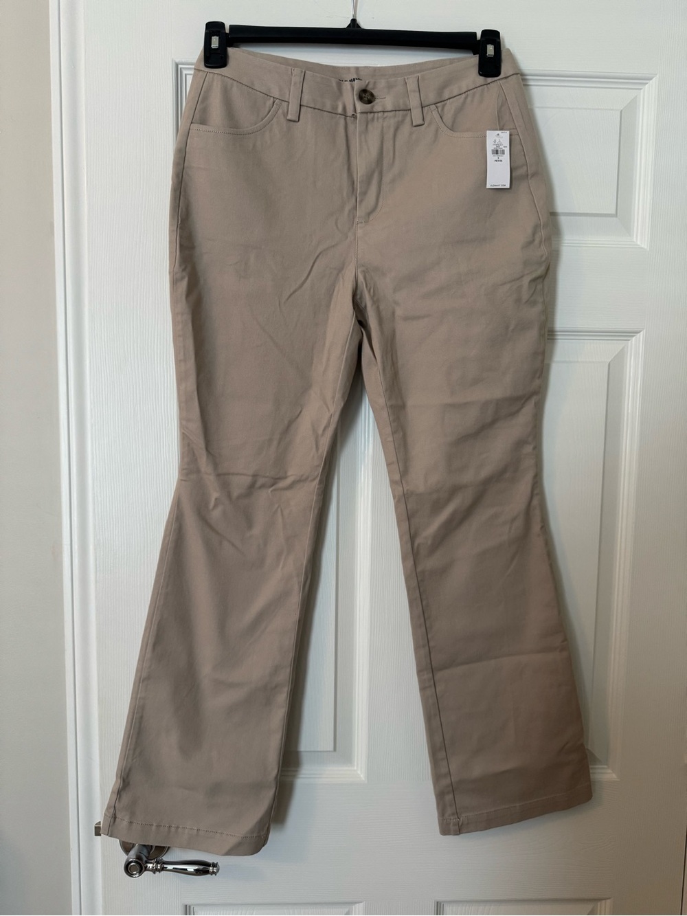 Old Navy Women's Light Beige Boot Cut Pants